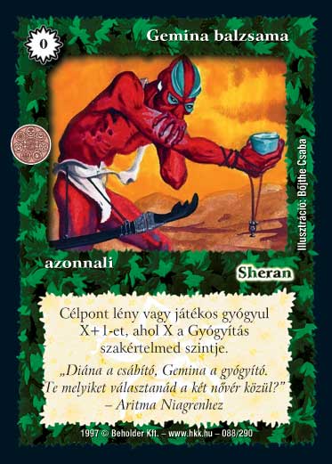 Kiadás: Létsíkok, Túlélők Földje
Gyakoriság: gyakori